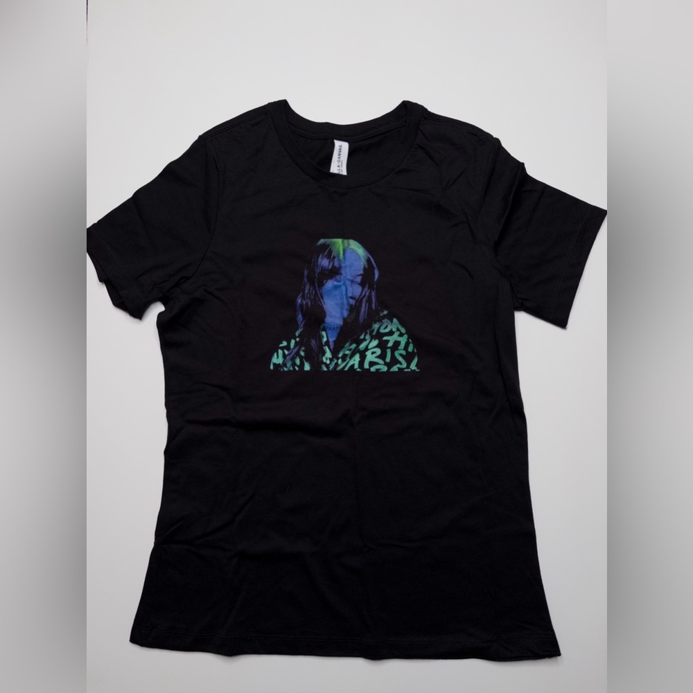 NWOT Billie Eilish Black T-shirt Women’s Cut Size Small
